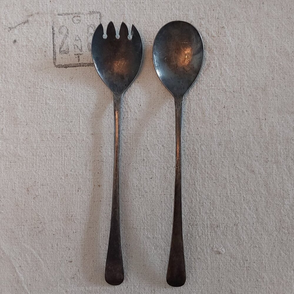 Masterpiece Silver plate Japan serving set